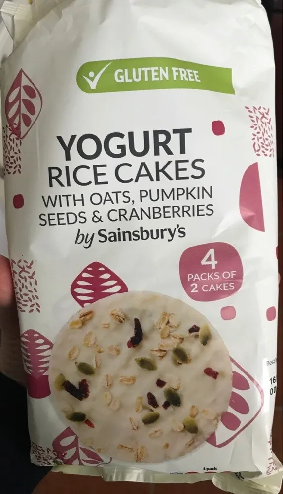 Yogurt rice cakes