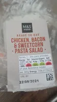 Chicken, bacon and sweetcorn pasta salad