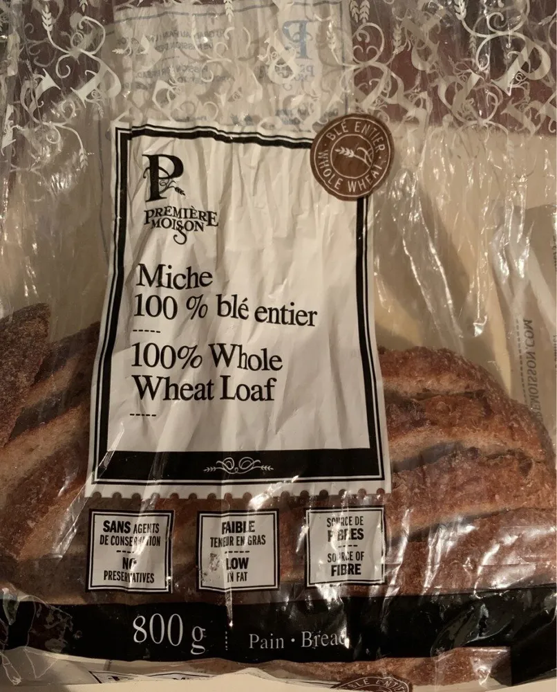 Miche 100% blé entier