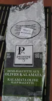 Pain baquette aux olives kalamata