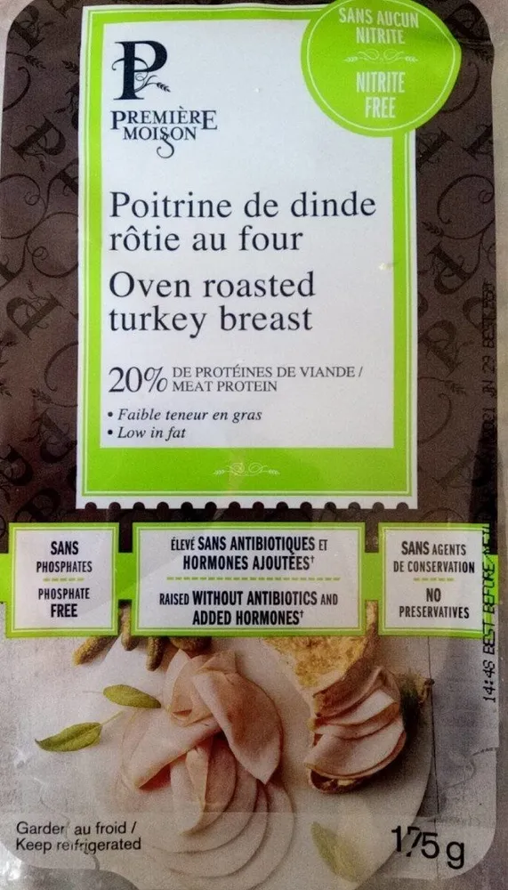Poitrine de dinde rôtie au four