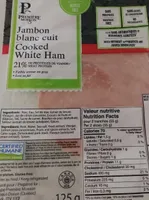 Jambon blanc cuit