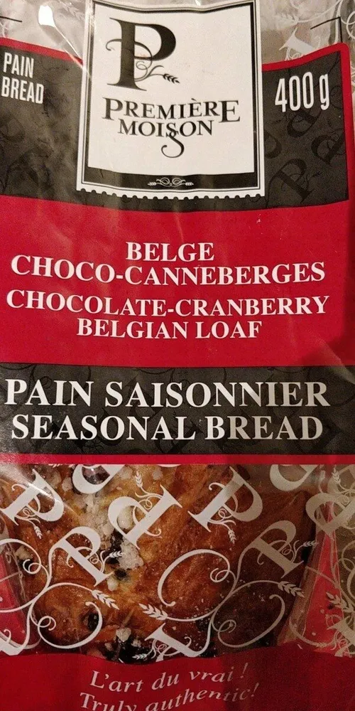 Belge choco-canneberges
