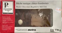 Buche rustique choco-framboise