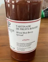 Tartinade de fruits rouges