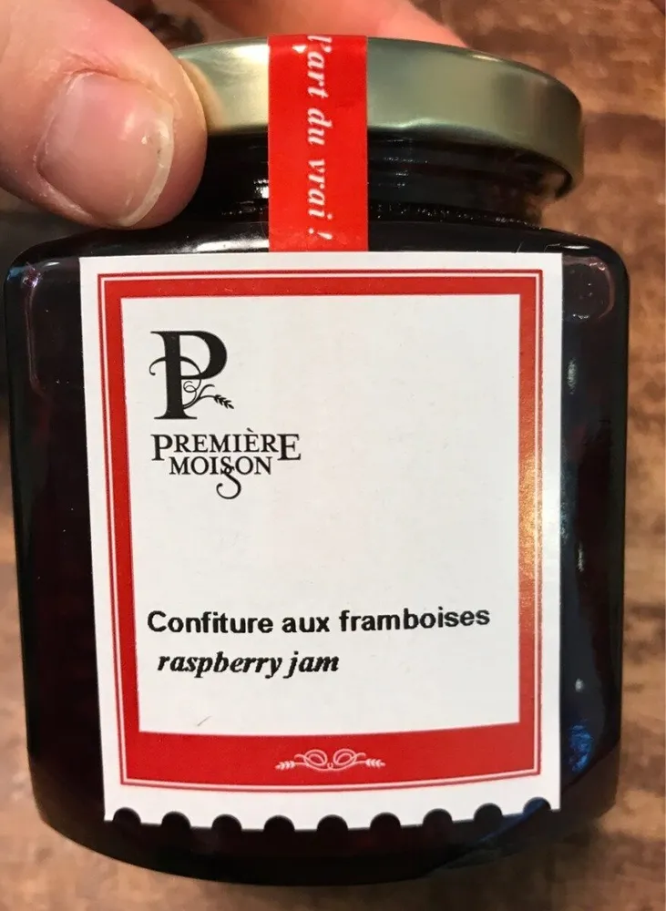 Confiture aux framboises