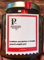 Confiture aux pêches à l'érable