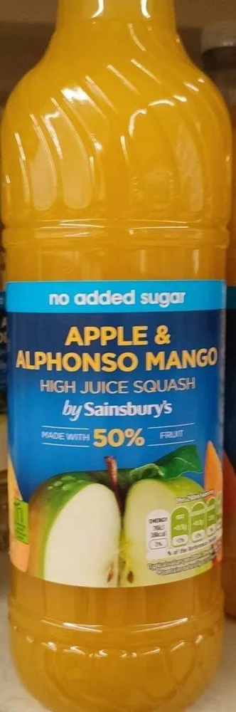 Apple and Alphonso Mango High Juice Squash