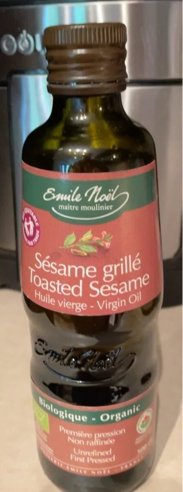 Huile vierge sesame grille
