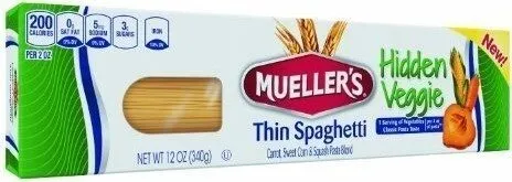 Thin spaghetti hidden veggie