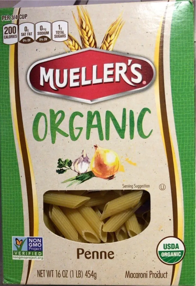 Organic penne pasta