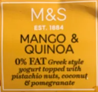 Mango et quinoa