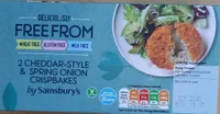 Cheddar style & spring onion crispbakes