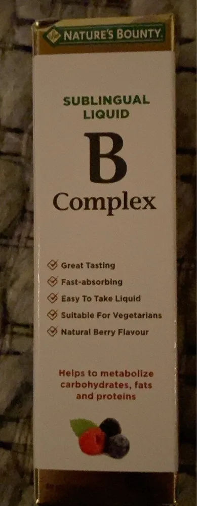 Sublingual Liquid B Complex
