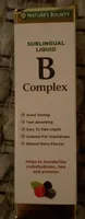 Sublingual Liquid B Complex