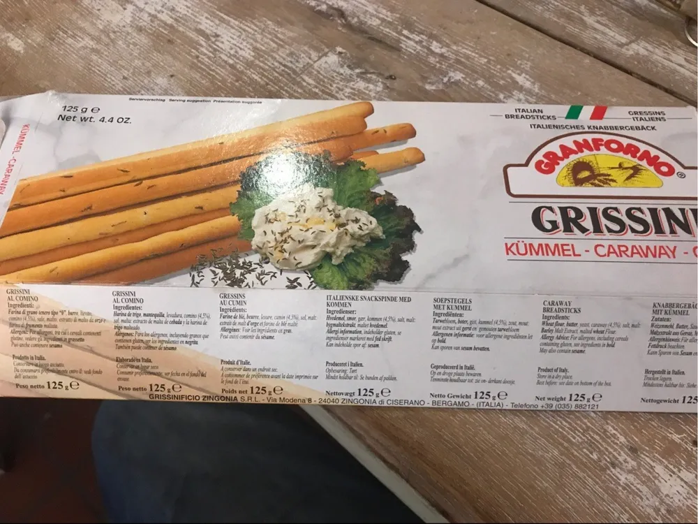 Granforno Plain Breadstick, 4.4 Ounce