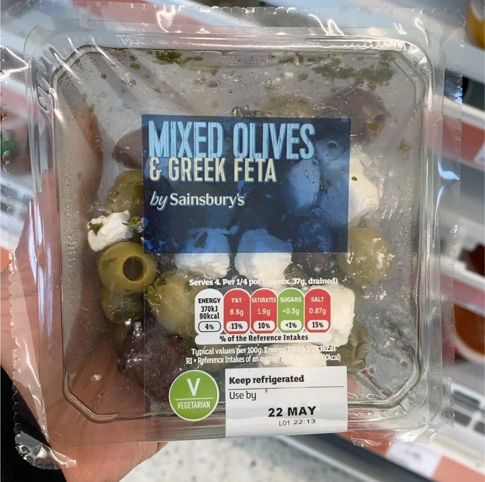 Mixed Olives & Greek Feta