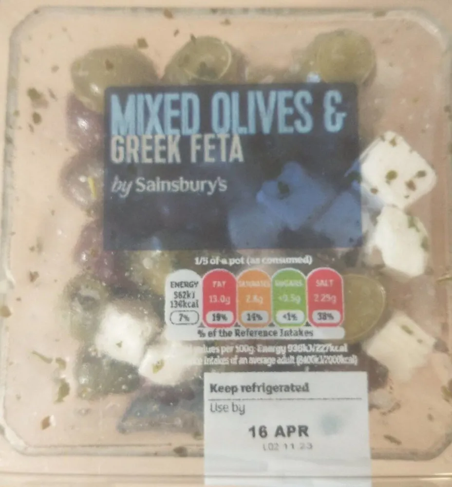 Mixed Olives & Greek Feta