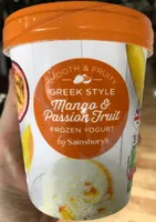 Mango & passion fruit frozen yogurt