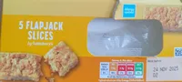 Oat flapjack slices