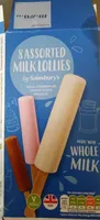 Assorted milk lollies