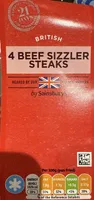 4 BEEF SIZZLER STEAKS
