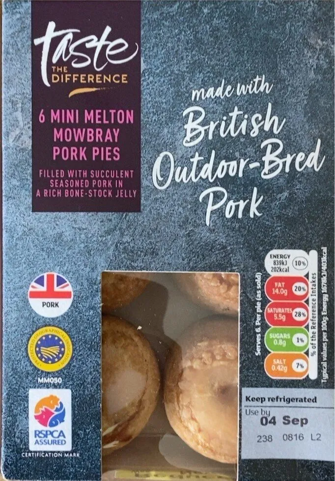 Melton Mowbray pork pies