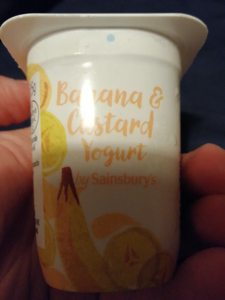 banana custard yogurt