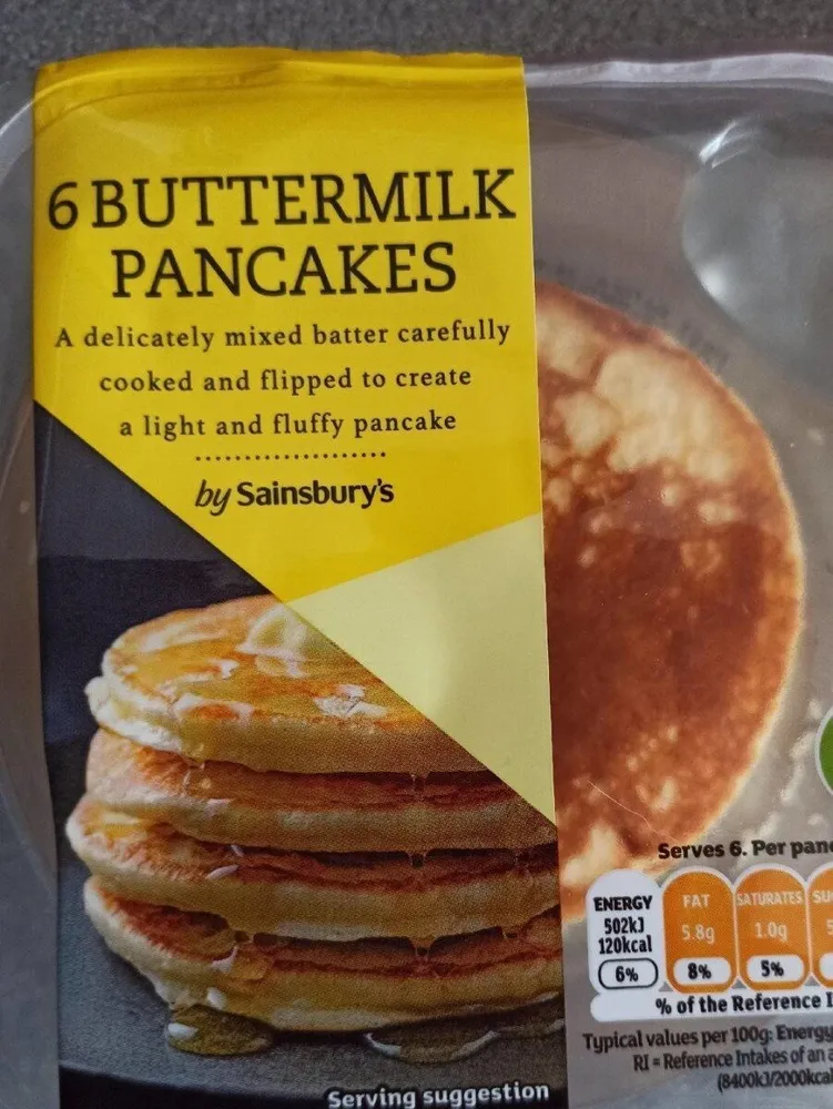6 Buttermilk Pancakes A delicately mixed botter ca