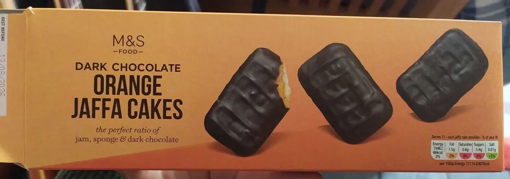 Dark chocolate Jaffa cakes