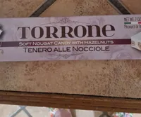 Torrone Soft Nougat Candy with Hazelnuts Tenero alle Nocciole