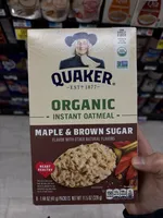 Organic Instant Oatmeal Maple & Brown Sugar
