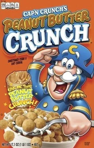 Peanut butter crunch sweetened corn & oat cereal