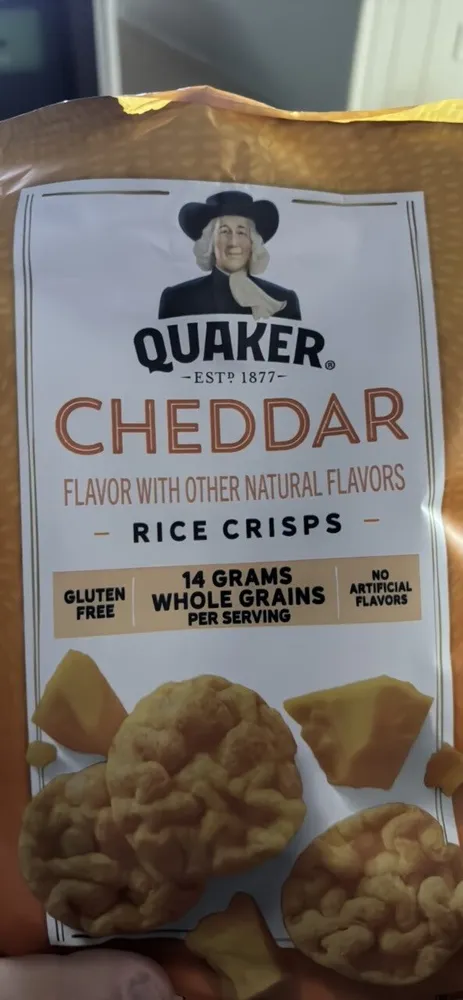 CHEDDAR FLAVOR RICE CRISPS