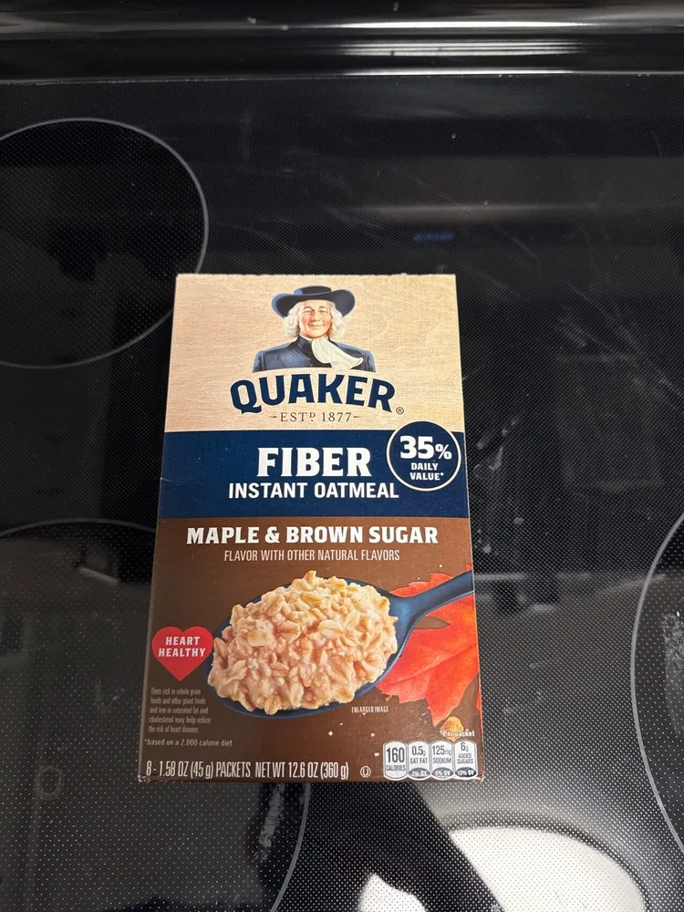Fiber Instant Oatmeal Maple & Brown Sugar