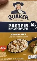 Banana Nut Flavor Instant Oatmeal