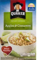 Quaker instant oatmeal apples and cinnamon