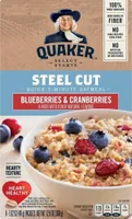 Quick 3-Minute Oatmeal Steel Cut Blueberries & Cranberries