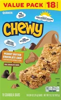 Peanut Butter Chocolate Chip Granola Bars