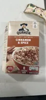 Instant Oatmeal Cinnamon & Spice