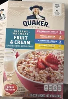 Instant Oatmeal Fruit & Cream