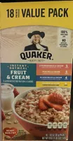 Instant Oatmeal - Fruit & Cream