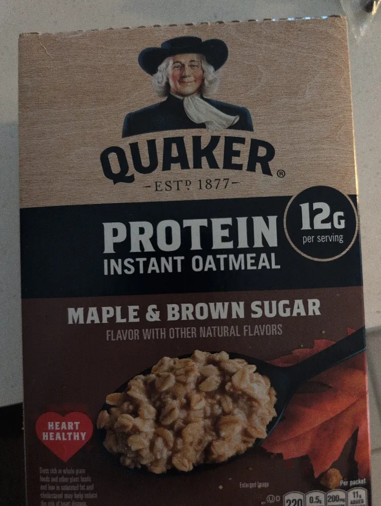 PROTEIN INSTANT OATMEAL MAPLE & BROWN SUGAR