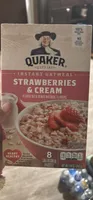 Instant Oatmeal Strawberries & Cream