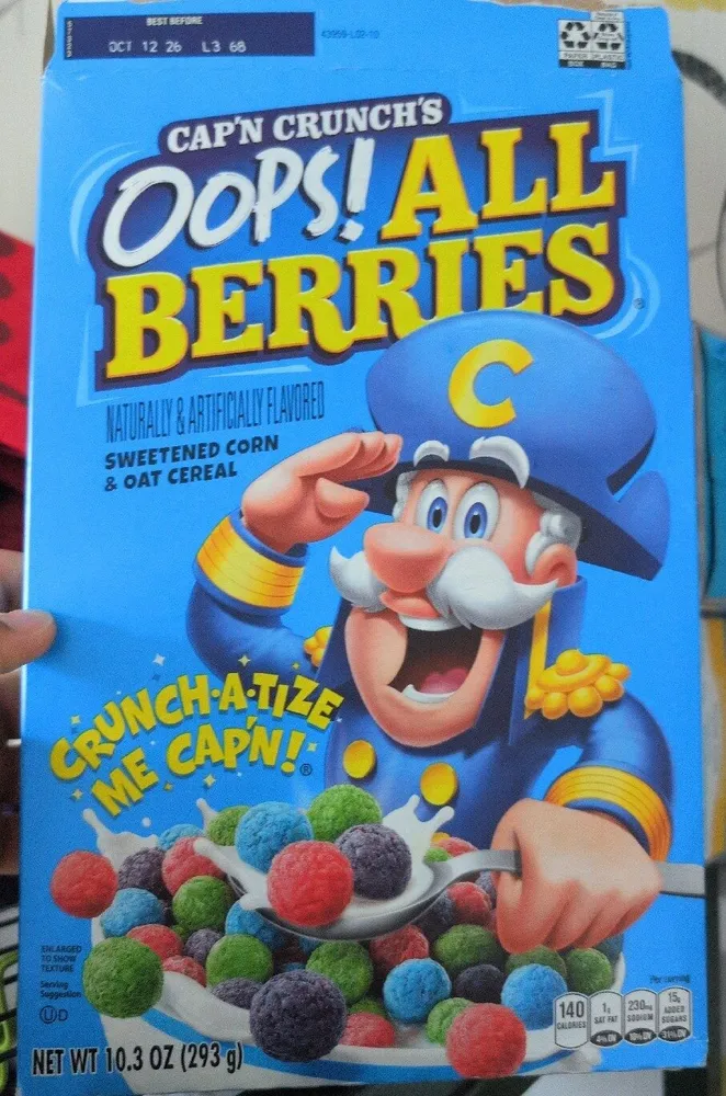 OOPS! ALL BERRIES SWEETENED CORN & OAT CEREAL