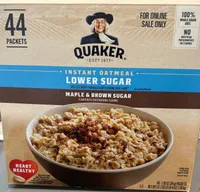 Instant Oatmeal Lower Sugar Maple & Brown Sugar
