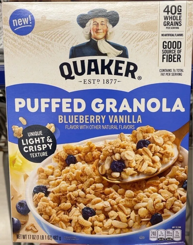Puffed Granola Blueberry Vanilla