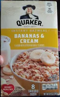 Bananas & Cream Instant Oatmeal