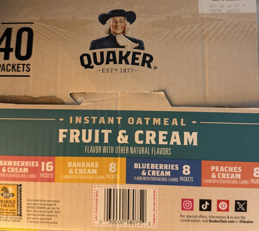 Oatmeal (Bananas & Cream)