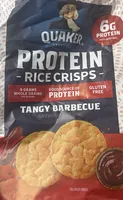 Protein rice crisps tangy barbecue